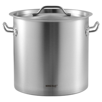 GARNEK GASTRONOMICZNY Z POKRYWĄ STALOWĄ 17L KINGHOFF KH-1961