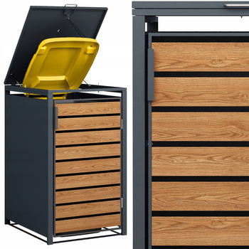 OSŁONA KOSZA NA ŚMIECI zabudowa śmietnika schowek