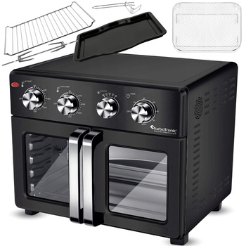 Piekarnik elektryczny TurboTronic rożno frytownica grill 32L 1700w Czarny