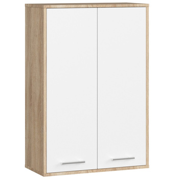 SZAFKA WISZĄCA FIN H934 W64 2D DĄB SONOMA/BIAŁA