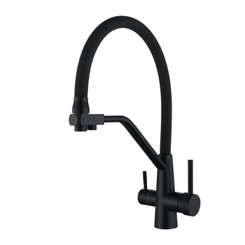 Bateria kuchenna WEZER INX4A-08-BLACK z podłączeniem do filtra wody