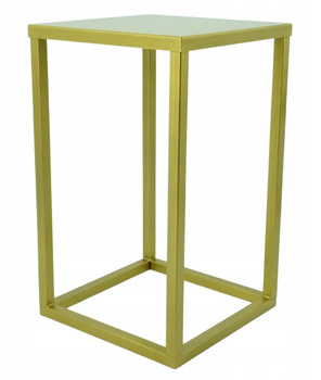 Nowoczesny Kwietnik Loft ZŁOTY SIMPLE 16 211/K-16-1P-40Z