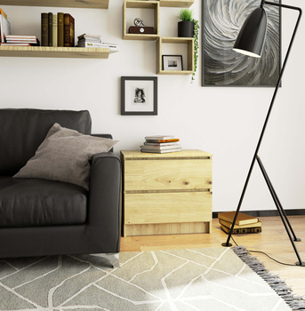 KOMODA K60 2SZ CLP PK DĄB ARTISAN