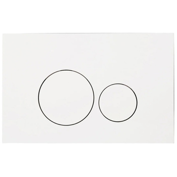 Przycisk spłukujący do WC DUO WHITE