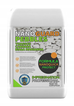 Impregnat do Kamieni Thassos Carrara Biała Marianna Białe Otoczaki Pebbles