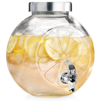 Słój do napojów z kranikiem szklany 5,4 l