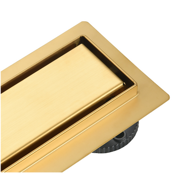 BASIC Drain Gold Odpływ liniowy złoty 90 cm