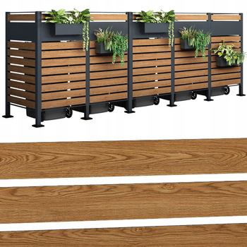 OSŁONA KOSZA NA ŚMIECI zabudowa śmietnika schowek