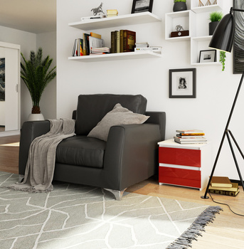 KOMODA CL2 2SZ CLP CZERWONY POŁYSK