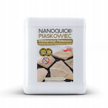Profesjonalny Impregnat do Kamienia Elewacja Taras NANOQUICK Piaskowiec 20L