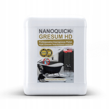 Impregnat Profesjonalny do Gresowych Płytek Ceramiki NANOQUICK Gresum HD 1L