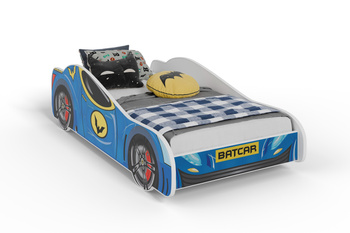 Łóżko dziecięce auto Batcar 140x70