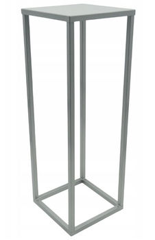 Nowoczesny Kwietnik Loft SREBRNY SIMPLE 16 183/K-16-1P-70S