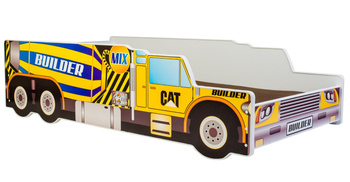 Łożko pojedyncze Betoniarka 140x70 z materacem