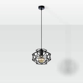 Nowoczesne Lampy Wiszące Cage 2683/Z-B-1