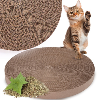 Wkład do drapaka DRAPAK z tektury TEKTUROWY okrągły DUŻY wymienny kartonowy