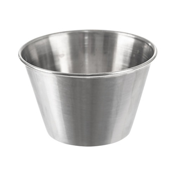 Miseczka na sos dipówka stalowa 9,5 cm, 240 ml