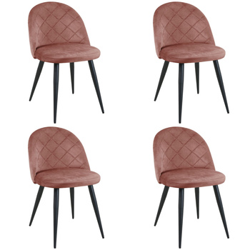 4x KRZESŁO SJ.077 RÓŻOWY