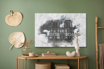 Obraz Na Płótnie Katedra Notre Dame, Paryż Canvas 40x30