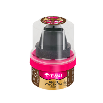 Krem do butów z woskiem 3w1 Brązowy 50ml EMU