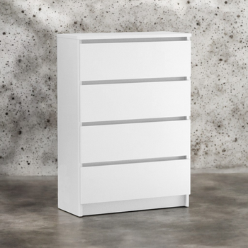 Komoda RICO 4S biała 80 cm