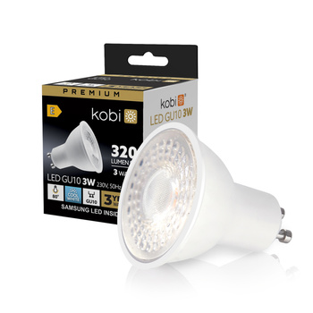 Żarówka LED GU10 3W 6200K Kobi Premium