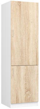Szafka LIMA S60LO/205 BIAŁY/DĄB SONOMA