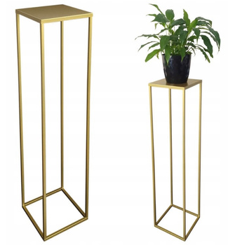 Nowoczesny Kwietnik Loft ZŁOTY SIMPLE 095/K-12-1P-100Z