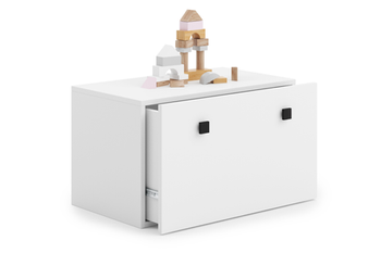 Skrzynia na zabawki Inga - uchwyt czarny