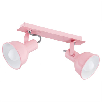 Lampa NIL 782 2xE14 różowa