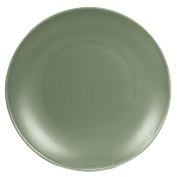 Talerz deserowy ceramiczny zielony ALFA 21,5 cm