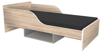 Łóżko dziecięce SMILE 160x80 sonoma-szare