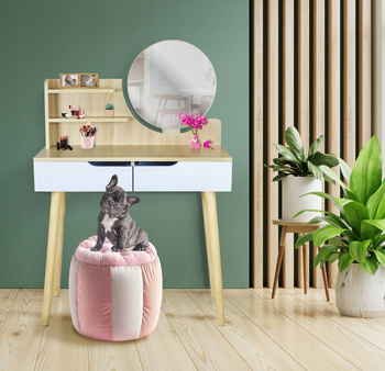 Toaletka z lustrem SCANDI kosmetyczna skandynawska