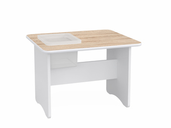 012 Stolik dziecięcy biało-sonoma