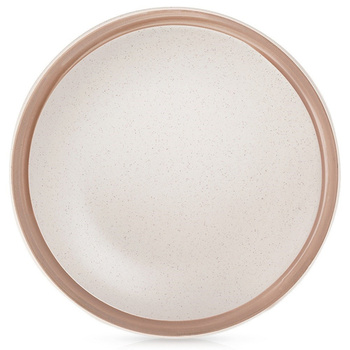 Talerz deserowy ceramiczny beżowy ARTHENA BEIGE 20,5 cm