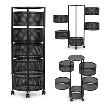 Regał kuchenny pomocnik organizer półki 5 poziomów metal ModernHome