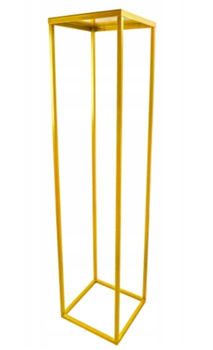 Nowoczesny Kwietnik Loft ZŁOTY SIMPLE 094/K-12-1P-80Z
