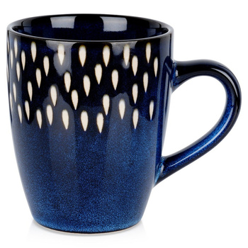 Kubek ceramiczny granatowy 350 ml