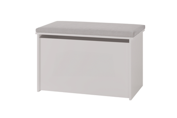 Skrzynia na zabawki Daria z sziedziskiem szary