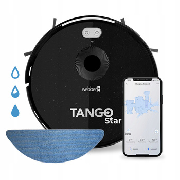 Odkurzacz robot sprzątający mop WEBBER TANGO Star
