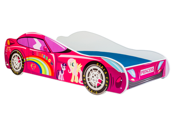 Łóżko dziecięce auto Pink Car 160x80