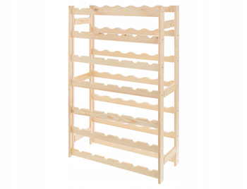 Regał na wino drewniany stojak na 42 butelek półka