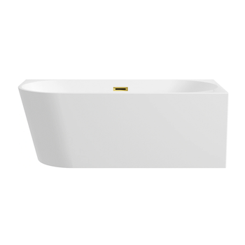 Wanna wolnostojąca narożna prawa ze złotą pokrywką Model 226 - 150x75 cm