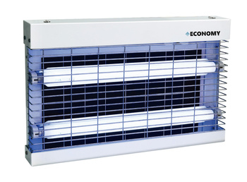 Lampa ECONOMY lepowa biała 2x15W