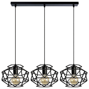 Nowoczesne Lampy Wiszące Loft Cage 2701/Z-B-3