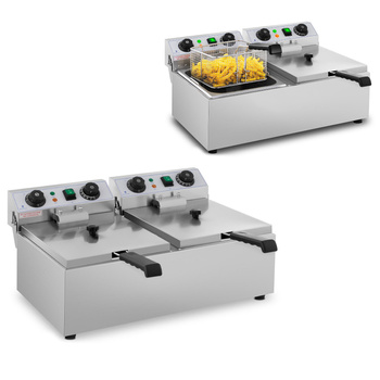 Frytownica nastawna gastronomiczna elektryczna TIMER 230 V 2 x 3200W