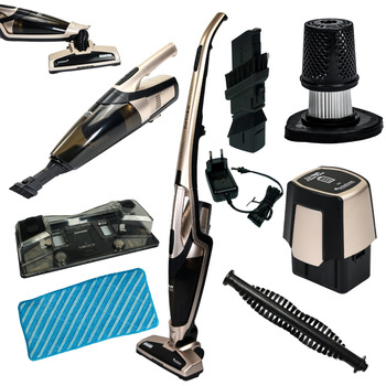 Odkurzacz pionowy mop myjący TurboTronic Power Aqua 3w1 bezprzewodowy