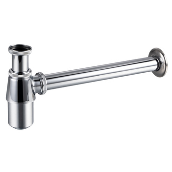 Syfon umywalkowy mosiężny butelkowy model 2 Chrom