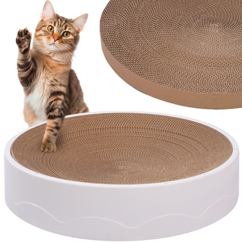 Zestaw drapak z DODATKOWYM wymiennym wkładem dla KOTA ekologiczny TEKTUROWY