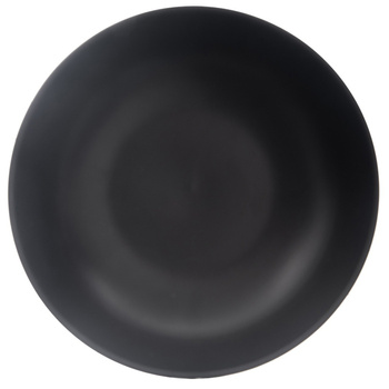Talerz obiadowy głęboki ceramiczny czarny 20,5 cm, 800 ml